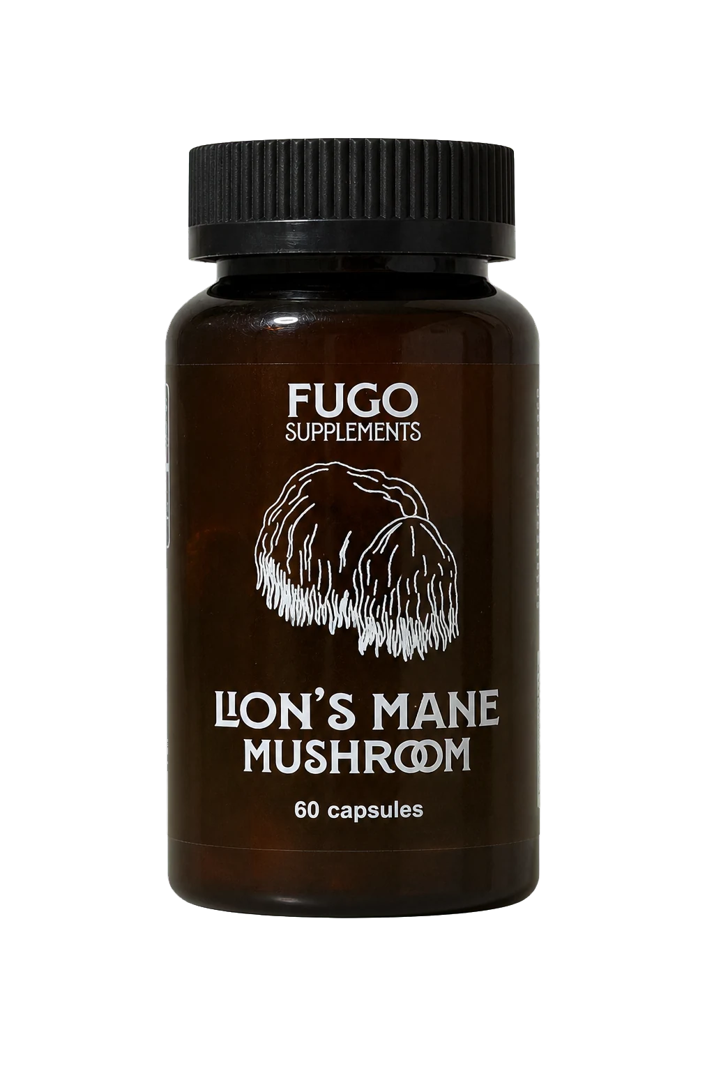 Front of the FUGO Lion's Mane bottle